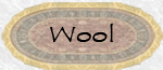 Wool fringe for rugs