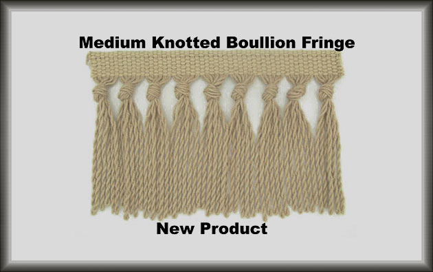 Turkish Boullion Knotted Rug Fringe