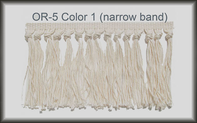 Narrow Band Brush  Rug Fringe