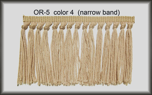 Narrow Band Brush  Rug Fringe