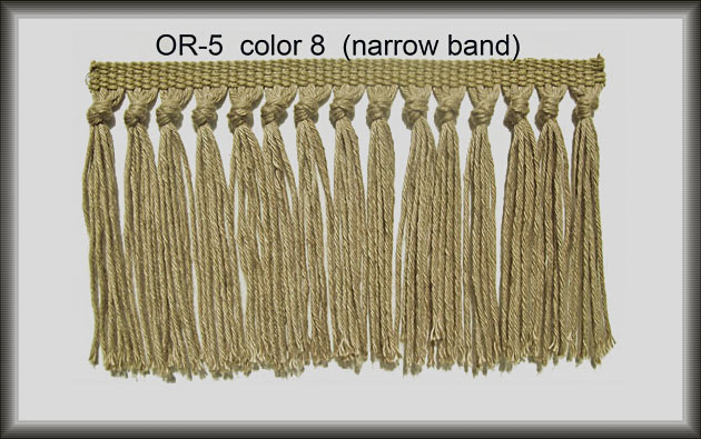 Narrow Band Brush  Rug Fringe