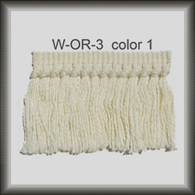 Wool fringe oriental rug repair