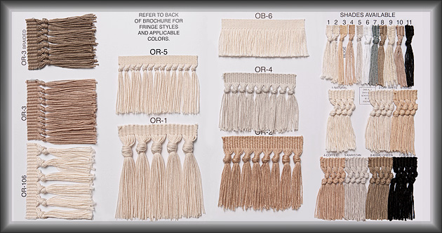 Oriental rug fringe brochure