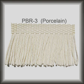 Porcelain fringe for rug repair from The Fringe Factory